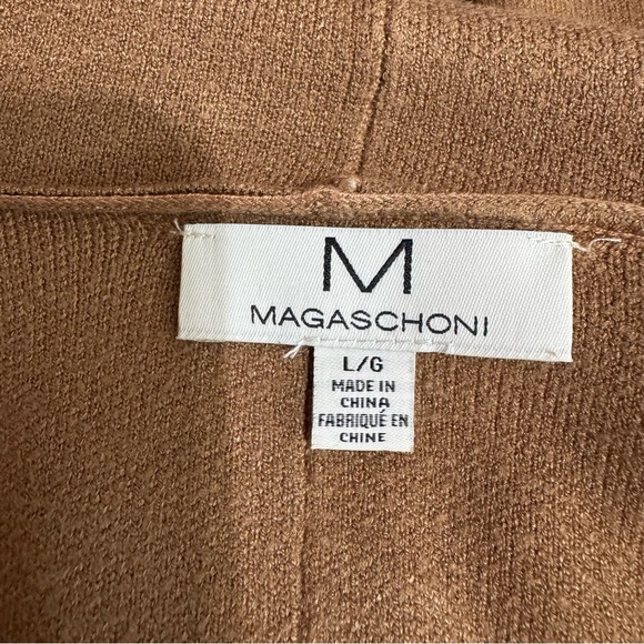 Magaschoni Women’s Waterfall Open Front Duster Length Cardigan - Picture 5 of 7